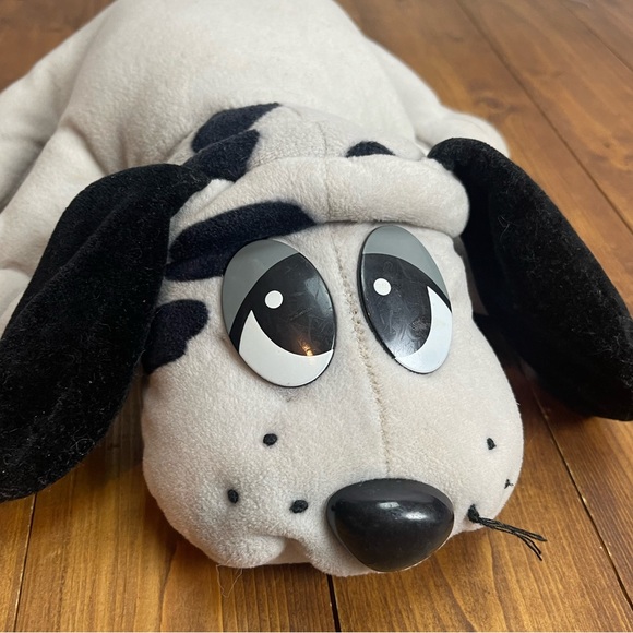 Vintage 1990’s Squeaky pound puppies plush dog gray and black - Picture 2 of 10